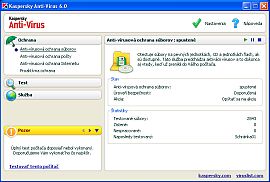 Kaspersky Anti-Virus 6 - vt obrzek z programu