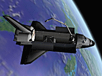 Orbiter: Space Flight Simulator - vt obrzek ze simultoru