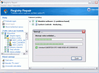 Registry Repair - vt obrzek z programu