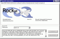 Rock XP - vt obrzek z programu