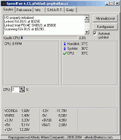 SpeedFan 4.13 - vt obrzek z programu