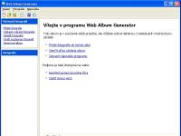 Web Album Generator - vt obrzek z programu