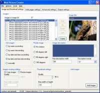 Web Picture Creator - větší obrázek z programu