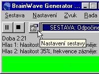 BrainWave Generator 3.1.9 - vt obrzek z programu