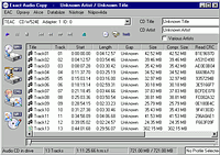 Exact Audio Copy - vt obrzek z programu