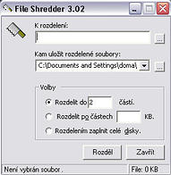 File Shredder - vt obrzek z programu