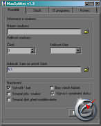 MaxSplitter 1.3 - vt obrzek z programu