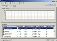 Memory+ - vt obrzek z programu