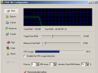 RAM Idle Standard - vt obrzek z programu