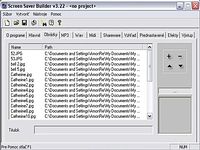 Screen Saver Builder 3.22 - vt obrzek z programu