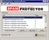 Spam Protector - vt obrzek z programu