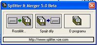 Splitter & Merger 5.0 - větší obrázek z programu