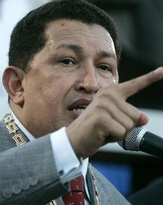 Venezuelský prezident Hugo Chavez