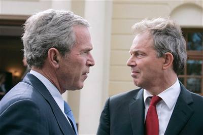 George Bush a Tony Blair