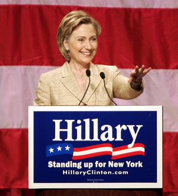 Prezidentská kandidátka Hillary Clinton