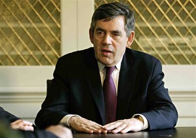 Britský premiér Gordon Brown.