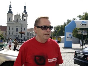 Poprv na Letn filmov kole. Bval prezident Vclav Havel strvil vkend mezi filmovmi nadenci v Uherskm Hraditi.