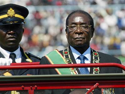 Zimbabwský diktátor Robert Mugabe