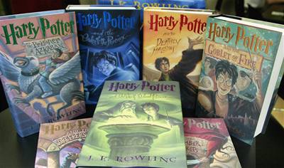 Knihy Harry Potter.
