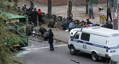 Výbuch autobusu v ruském mst Toljatti