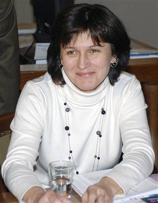 Poslankyn Strany zelených Olga Zubová. 