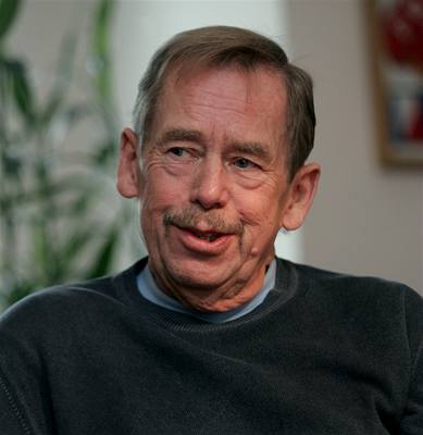 Bývalý prezident a dramatik Václav Havel.