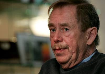 Bývalý prezident a dramatik Václav Havel.