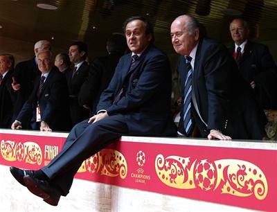 Blatter (vpravo) s Platinim. 
