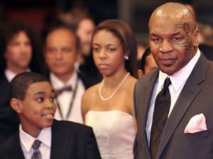 Mike Tyson s rodinou.