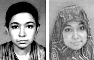 Dvojí ivot. Matka a vdkyn(vlevo), teroristka Al Kajdy(vpravo)