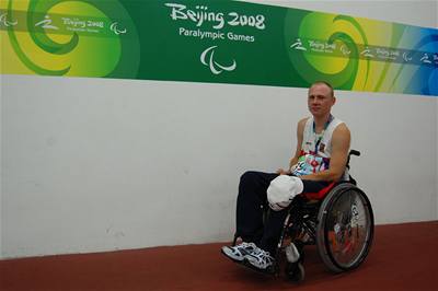 Jan Vank po úspném paralympijském závod.