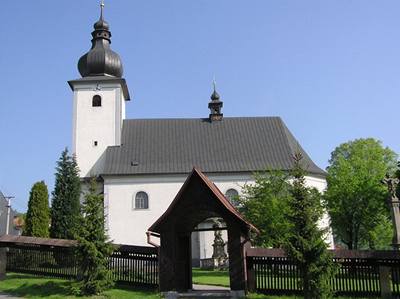 Kostel v obci Lideko na Vsetínsku