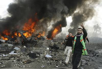 Izraelské letectvo zaútoilo na strategické cíle v pásmu Gazy. 