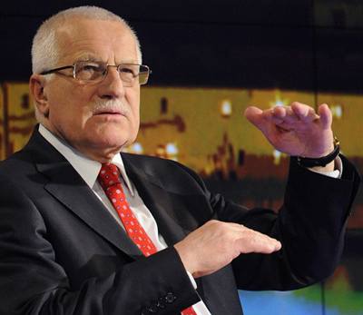 Václav Klaus v poadu TV Nova bilancuje uplynulý rok