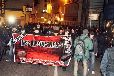 Pochod extremist v Ústí nad Labem