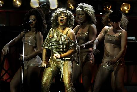 Tina Turner pi svm vystoupen v prask O2 arn.