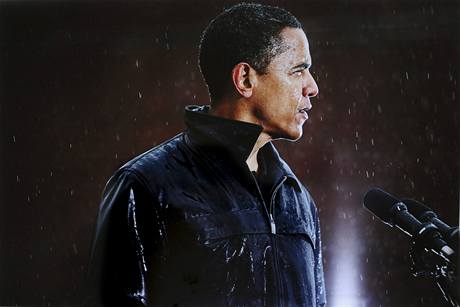 Vítzná fotografie Baracka Obamy.