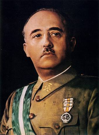 panlský diktátor Francisco Franco.