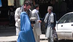 natáení v ulicích Kábulu