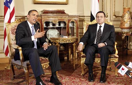 Husn Mubarak a Barack Obama