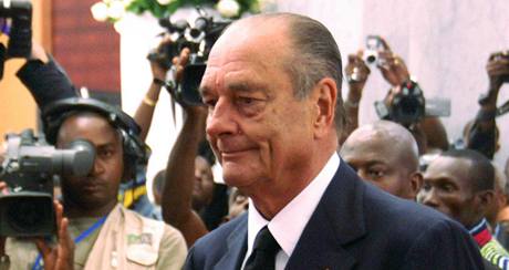Jacques Chirac se svým nástupcem v úadu prezidenta Nicolasem Sarkozym