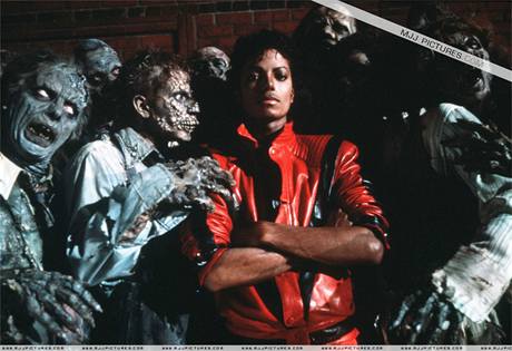 Michael Jackson v klipu k písni Thriller