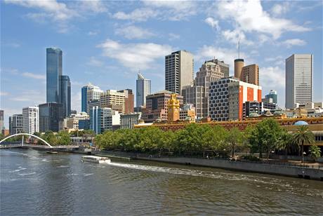 Pohled na Melbourne.