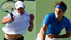 Andy Roddick a Roger Federer.