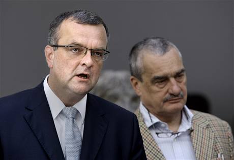 Miroslav Kalousek a Karel Schwarzenberg