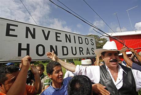 Svrený honduraský prezident Manuel Zelaya