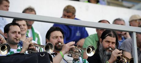 Hudebn produkce v podn fanouk Bohemians Praha. 