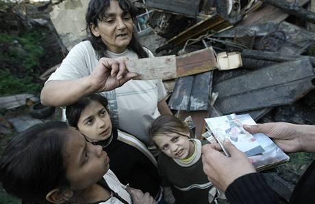 Útok na romskou rodinu ve Vítkov