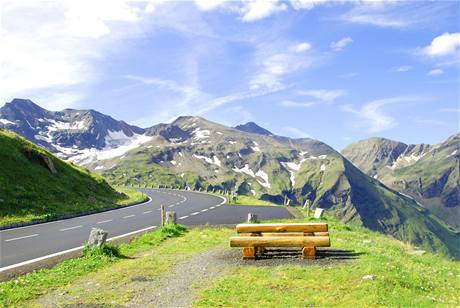 Odpoívadlo pi cest na rakouský Grossglockner