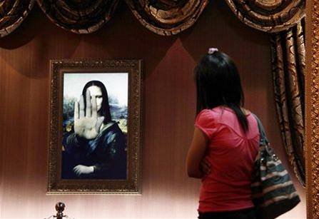 Mluvící Da Vinciho Mona Lisa.